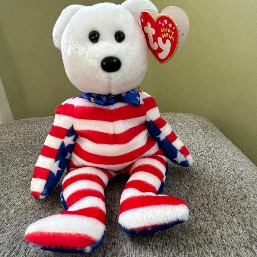 Ty Beanie Baby Liberty the Bear
